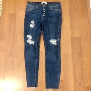 Free People distressed jeans